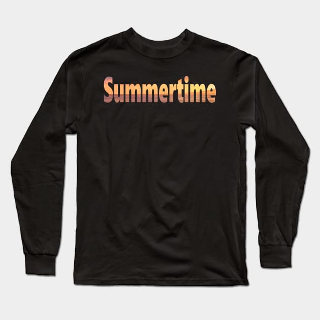 Summertime Long Sleeve T-Shirt by Edy